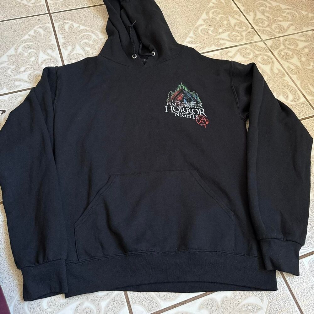 Universal Studios Horror Nights Men's Black Hoodie Size Small